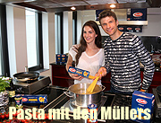 Kochen mit den Müllers: Barilla - Mach's wie die Müllers- Neue Barilla Kampagne mit Thomas und Lisa Müller vorgestellt...  (©Foto. Martin Schmitz)
